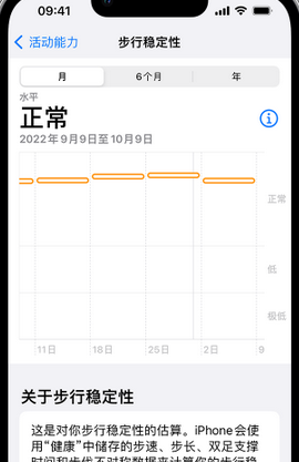 洞头iPhone手机维修如何在iPhone开启'步行稳定性通知'