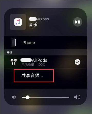 洞头苹果14音频维修点分享iPhone14音频共享设置方法 