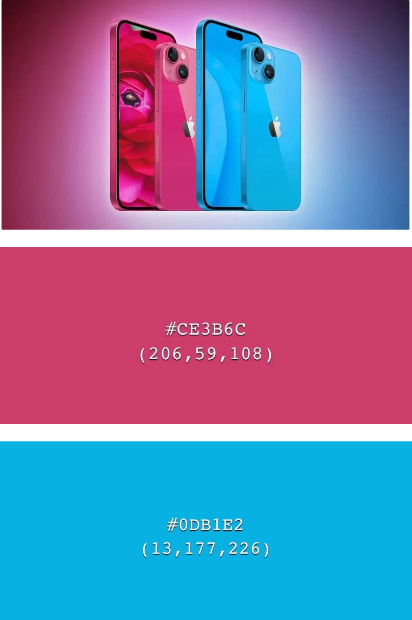 洞头苹果维修网点分享iPhone 15 系列手机有哪些配色 