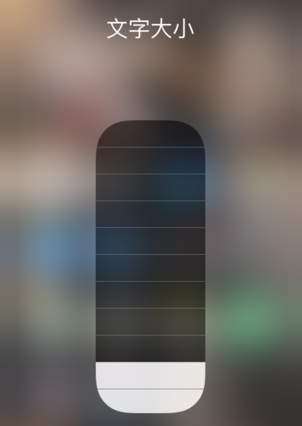 洞头苹果手机维修分享小技巧：在 iPhone 控制中心快速调节字体大小 